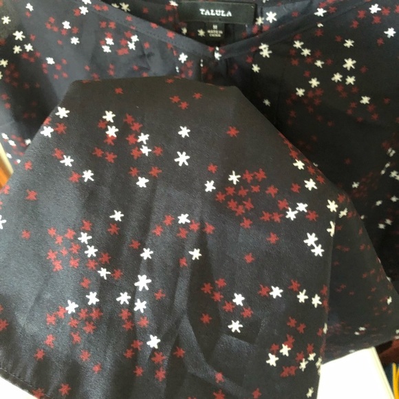 Talula Aritzia Navy Blue Flower Camisole tank - Picture 8 of 11